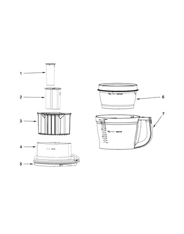 Bowl and lid parts