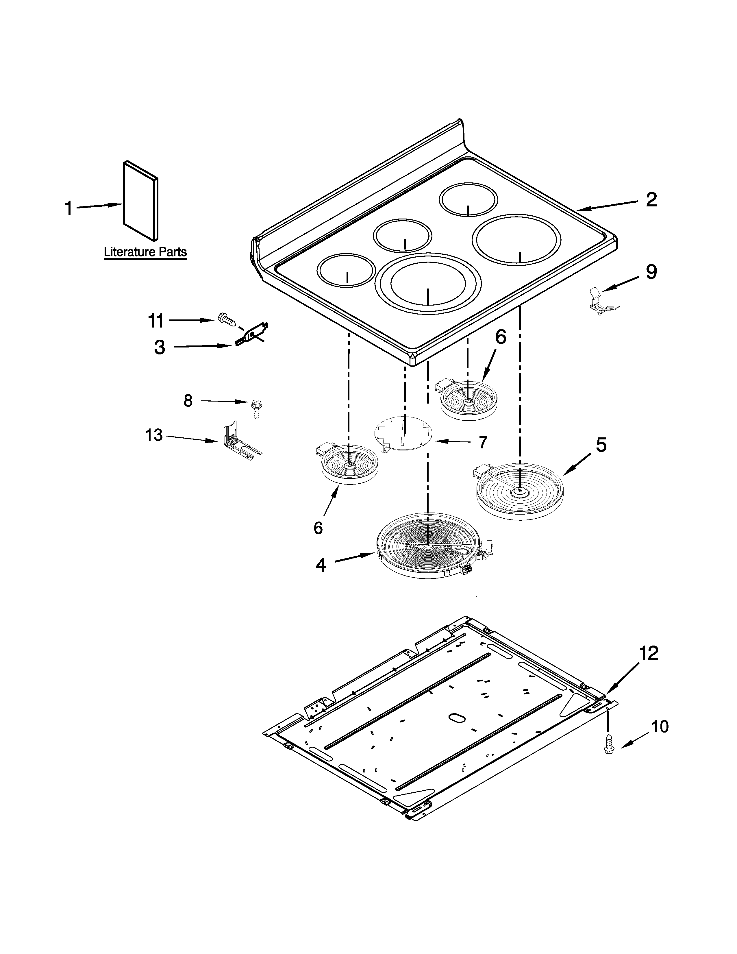 COOKTOP PARTS