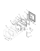 Oven door parts