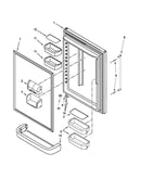 Refrigerator door parts