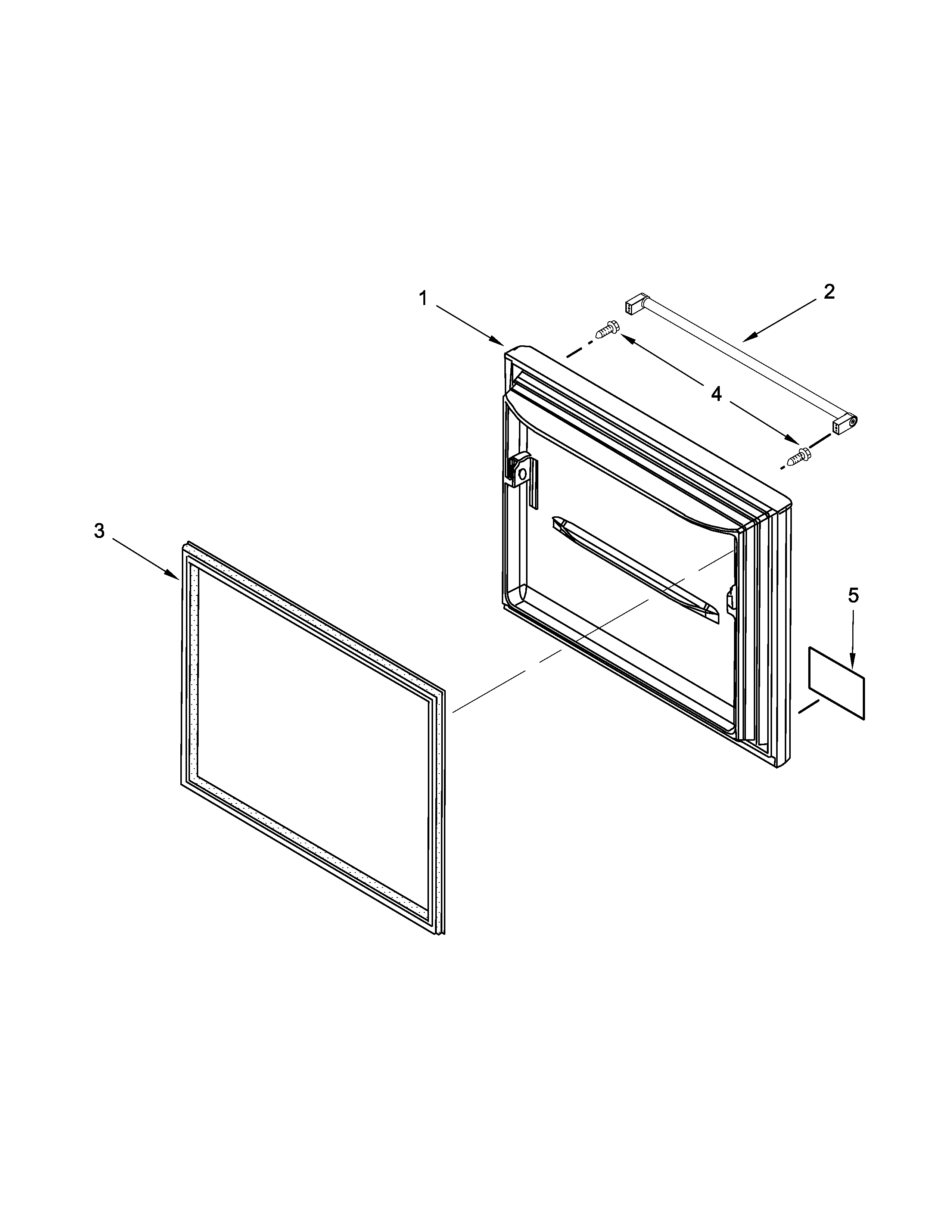 Freezer door parts