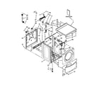 Maytag MHN30PRBWW0 top and cabinet parts diagram