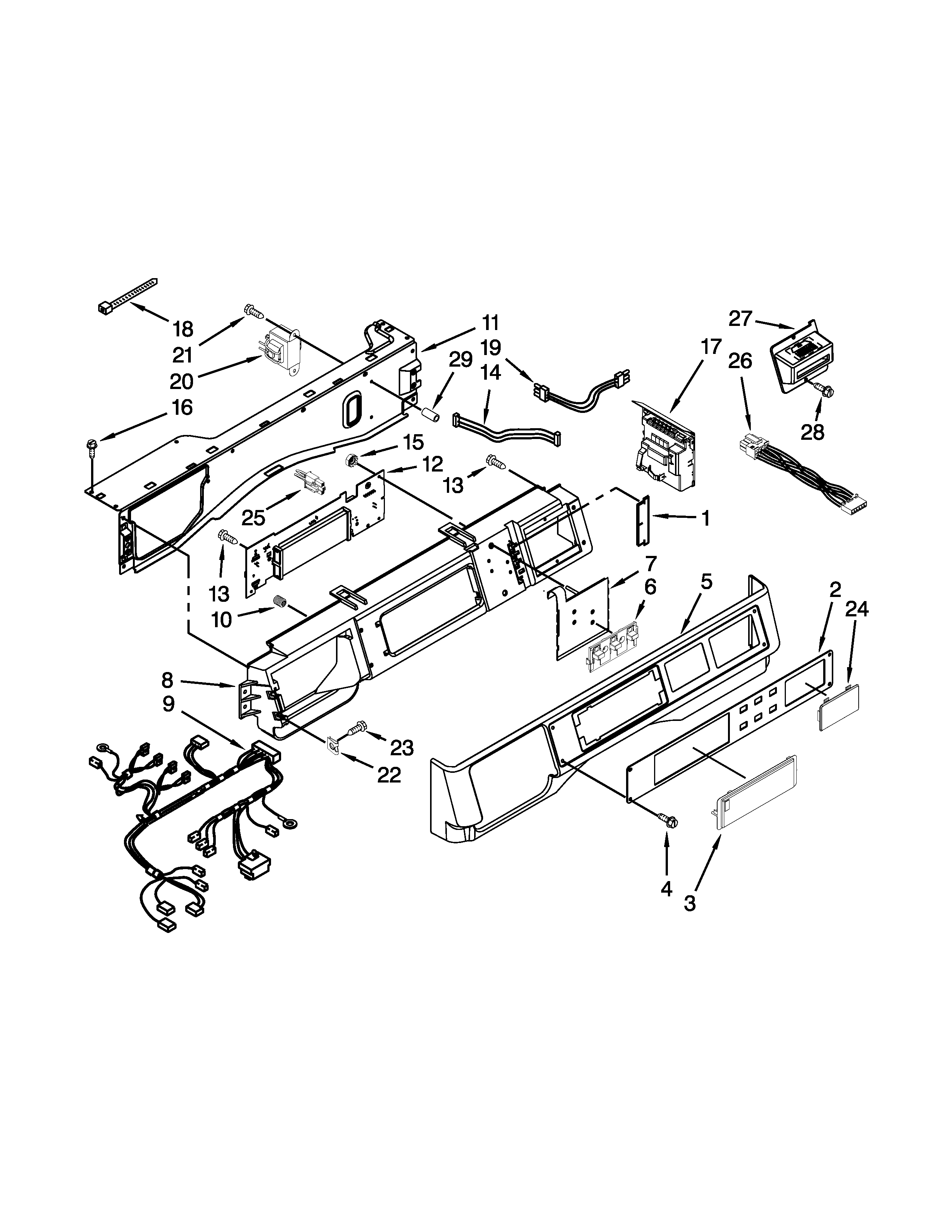 CONTROL PANEL PARTS