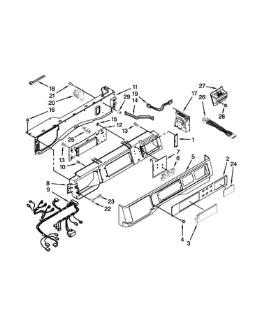 Control panel parts