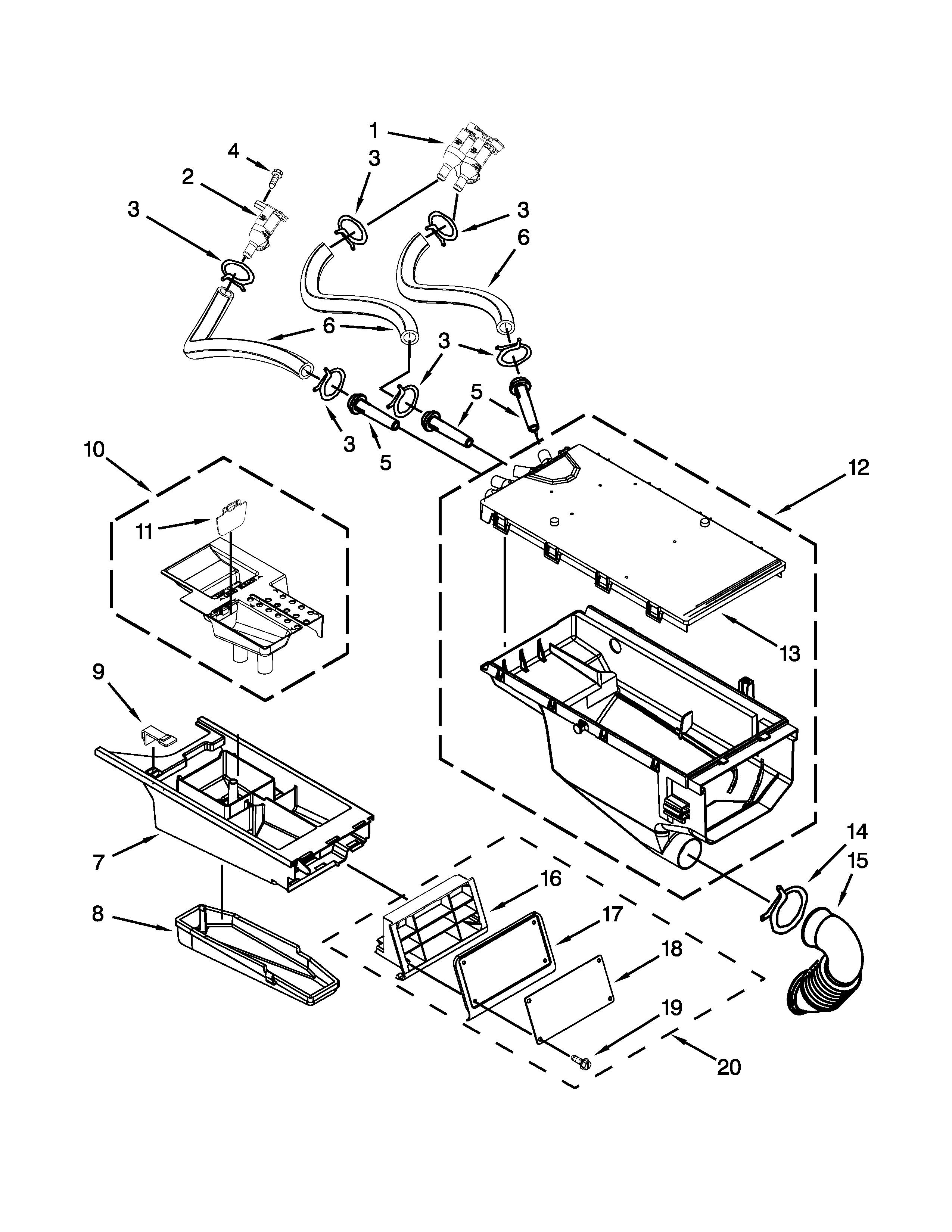 DISPENSER PARTS