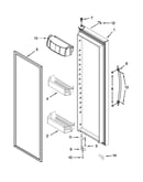 Refrigerator door parts