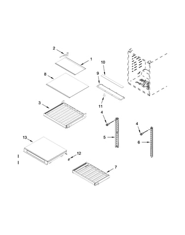 Shelf parts