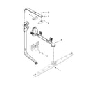 KitchenAid KDTE334DSS0 upper wash and rinse parts diagram