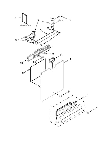 Door and panel parts