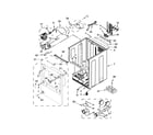 Whirlpool WGD8000DW1 cabinet parts diagram