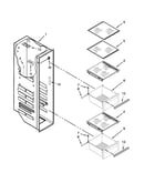 Freezer liner parts