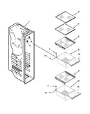 Freezer liner parts