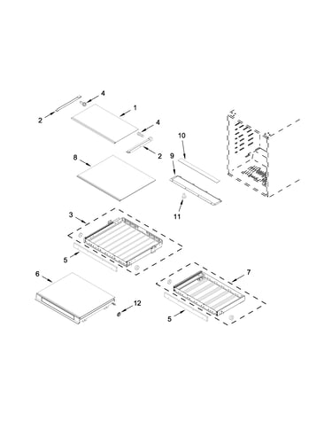 Shelf parts