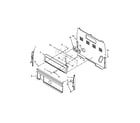 Whirlpool YWFE715H0ES0 control panel parts diagram