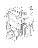 Cabinet, door and liner parts