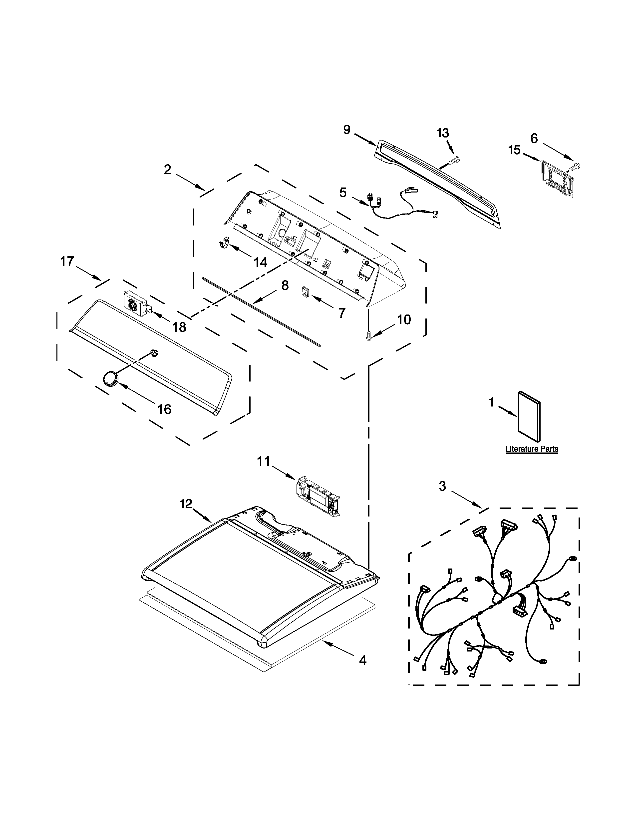 TOP AND CONSOLE PARTS