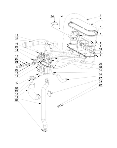 Water inlet parts