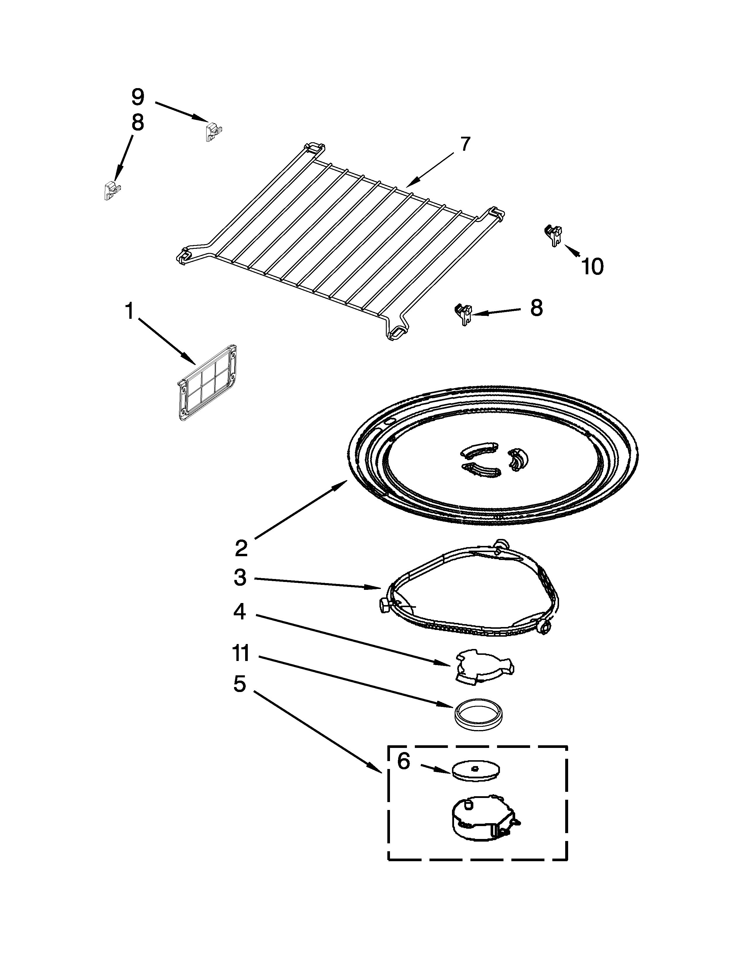 Turntable parts