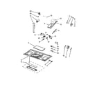 Whirlpool WMH53520CW2 interior and ventilation parts diagram