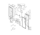 Whirlpool WRF757SDEE00 refrigerator door parts diagram