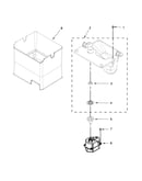 Motor and ice container parts