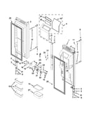 Refrigerator door parts