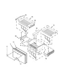Freezer door parts