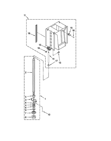 Powerscrew and ram parts