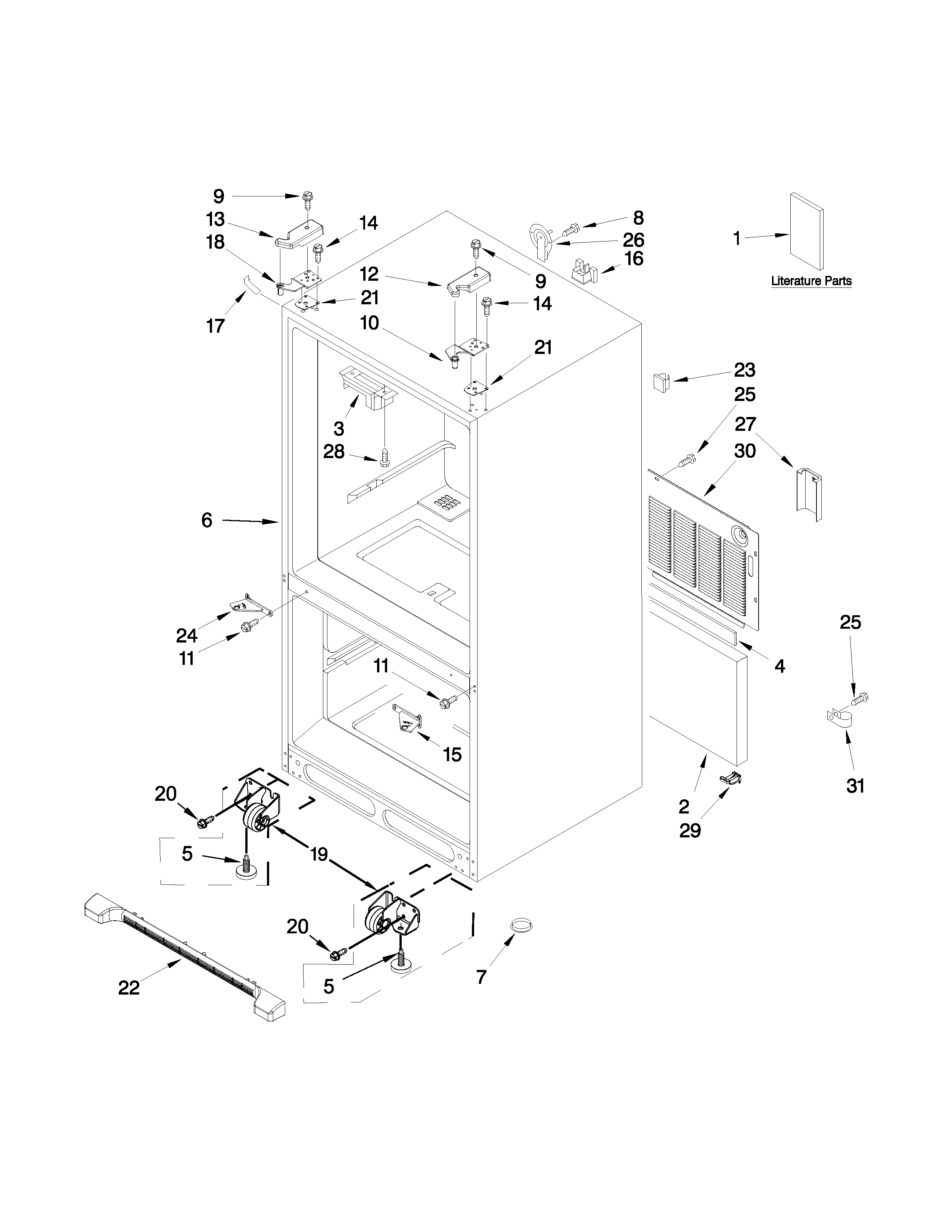 Cabinet parts