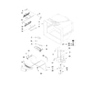 KitchenAid KRFC302EBS00 freezer liner parts diagram