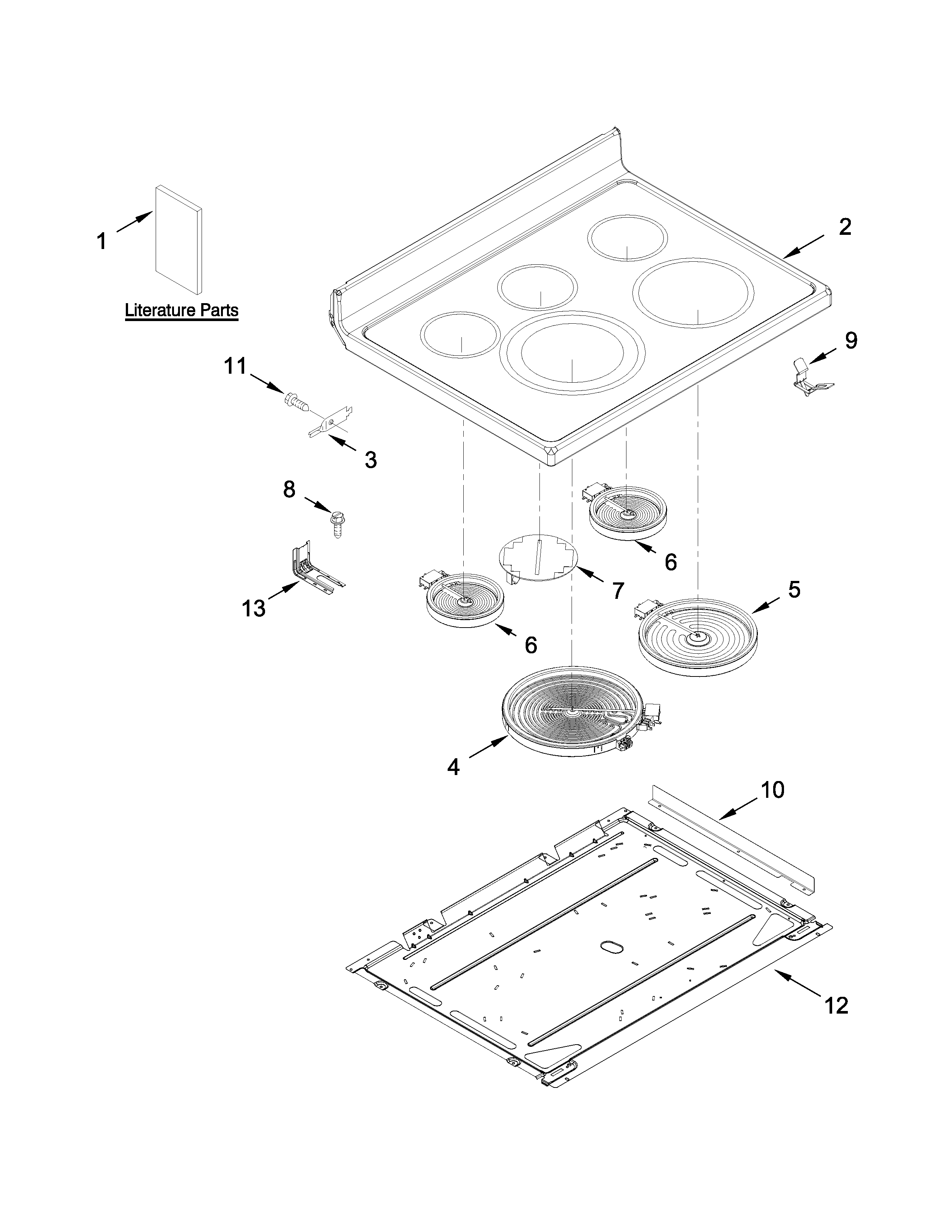 COOKTOP PARTS