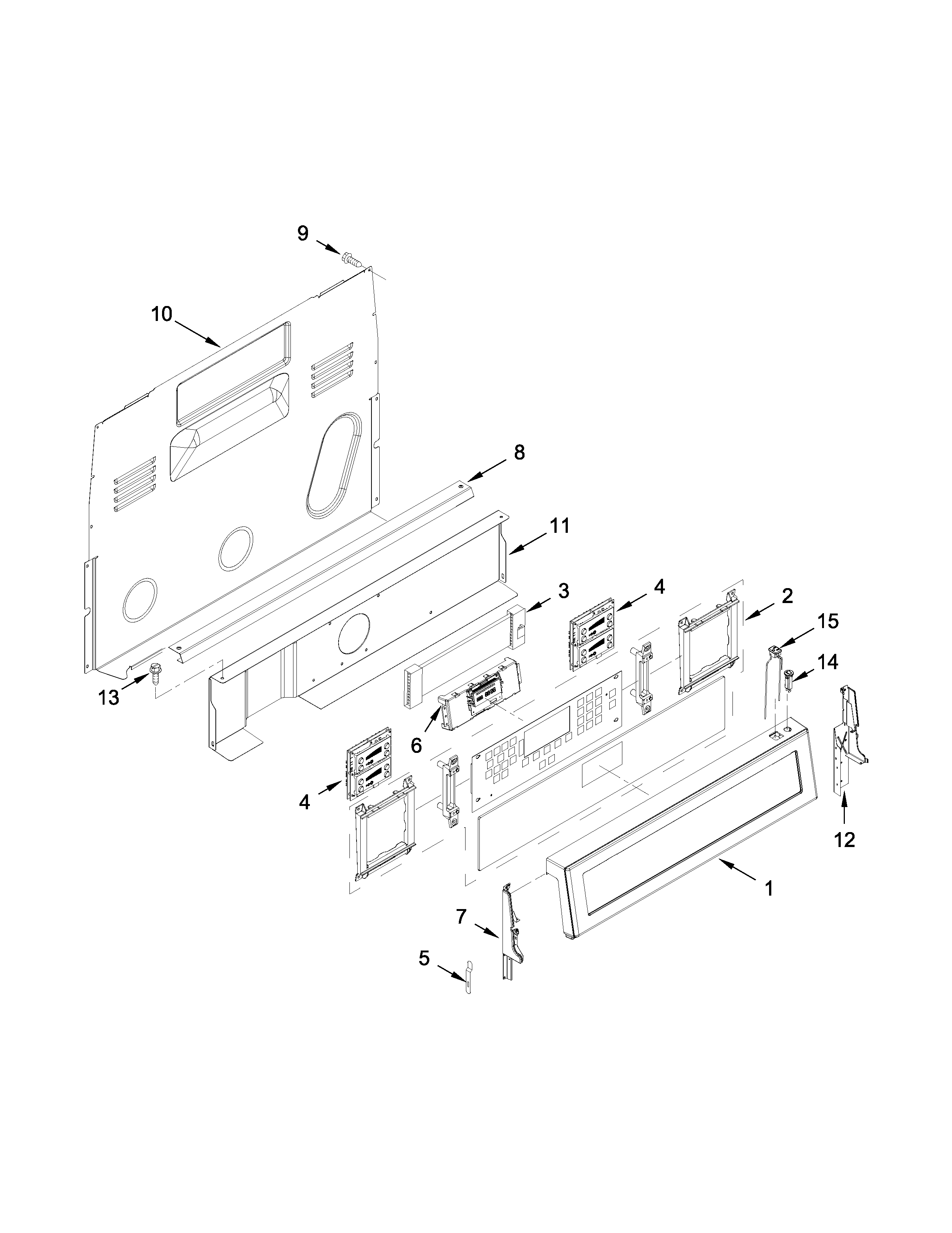 Control panel parts