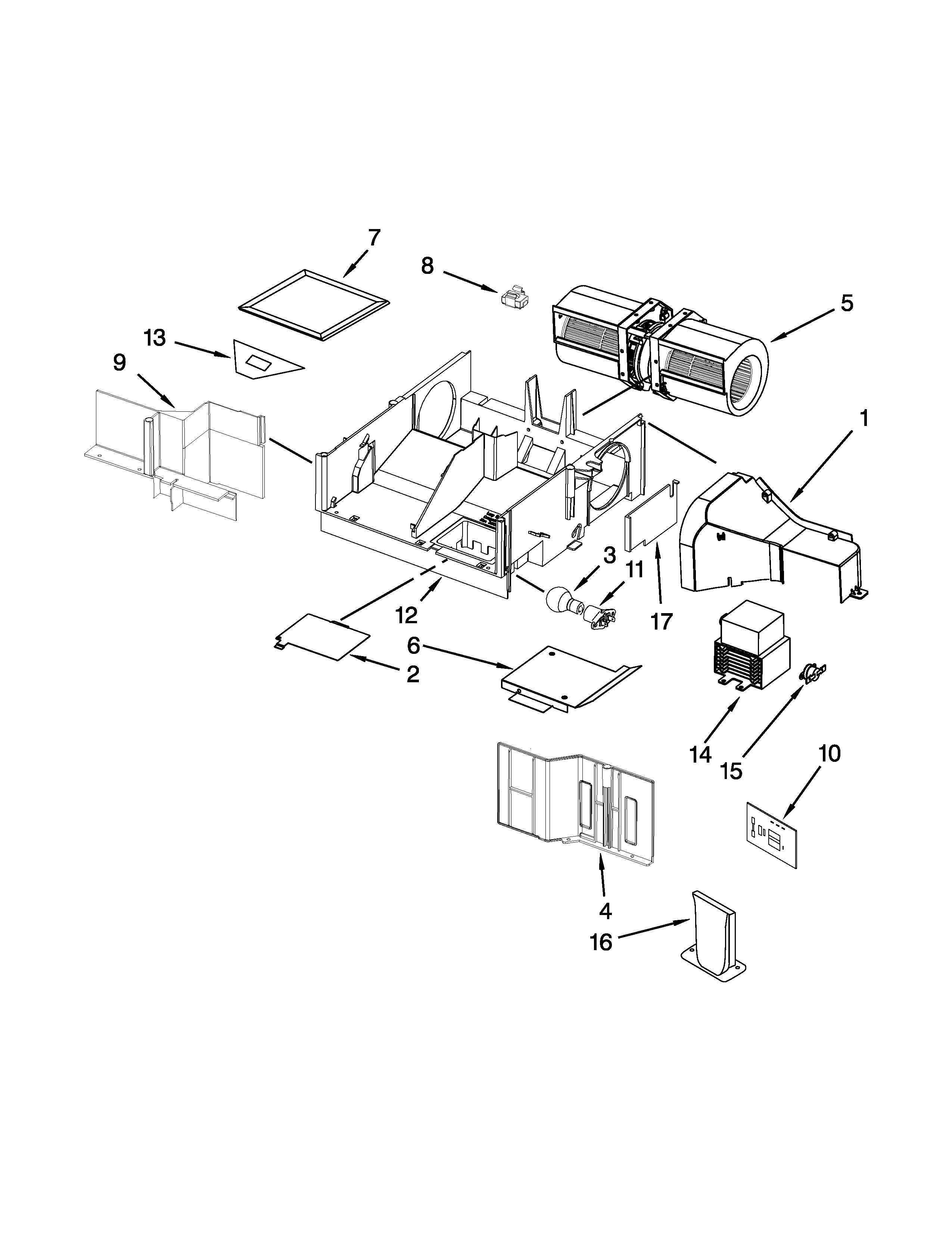 Air flow parts