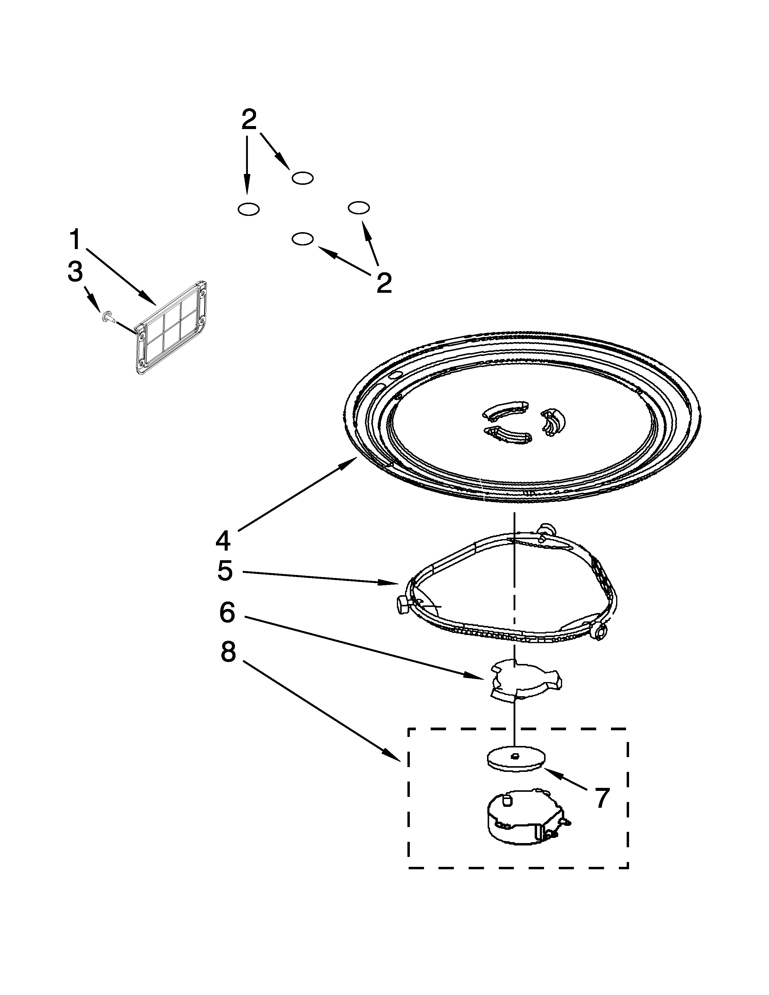 Turntable parts