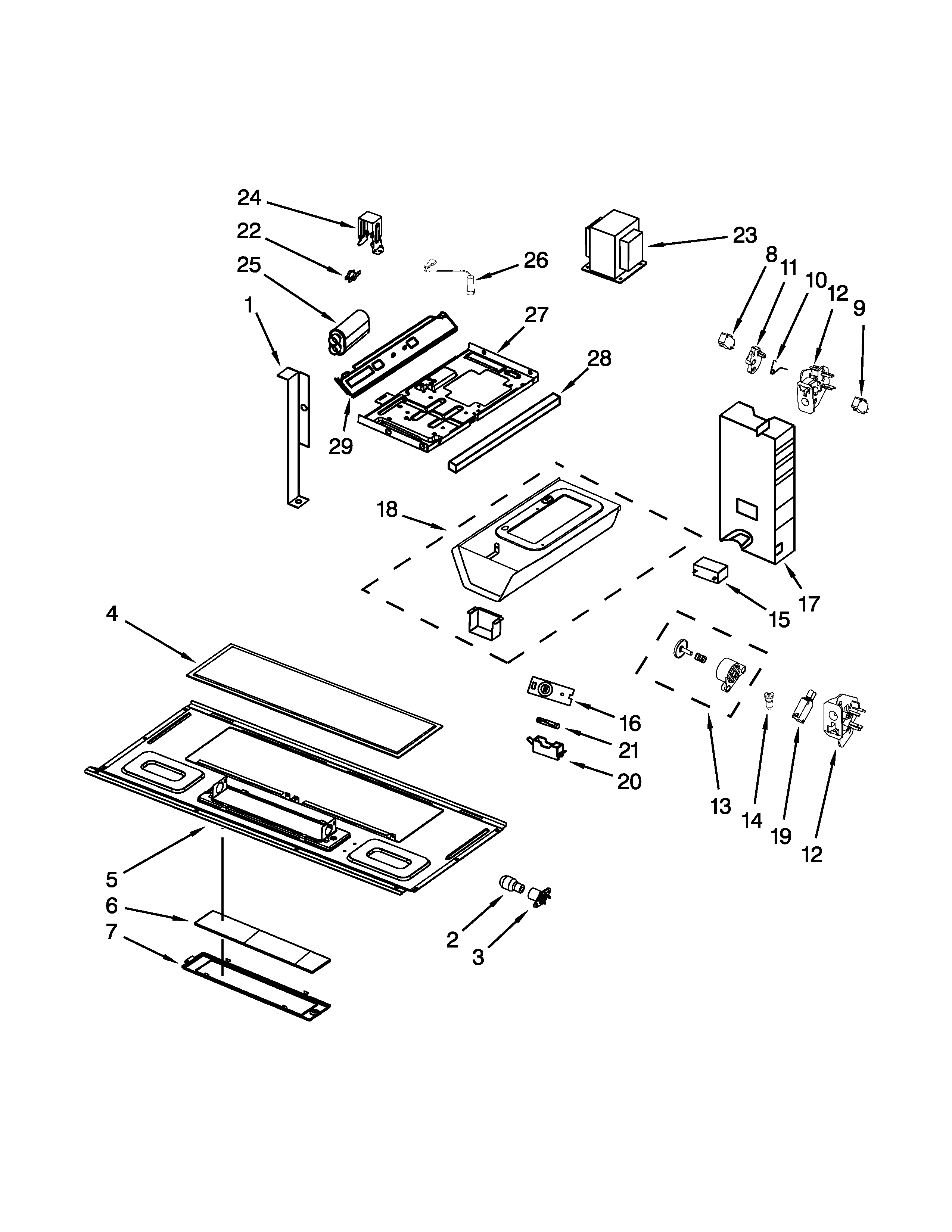 Interior and ventilation parts