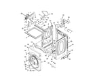 Maytag MLE21PDAGW0 dryer cabinet parts diagram