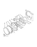 Dryer door parts
