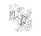 Maytag MLE21PDAGW0 washer cabinet parts diagram