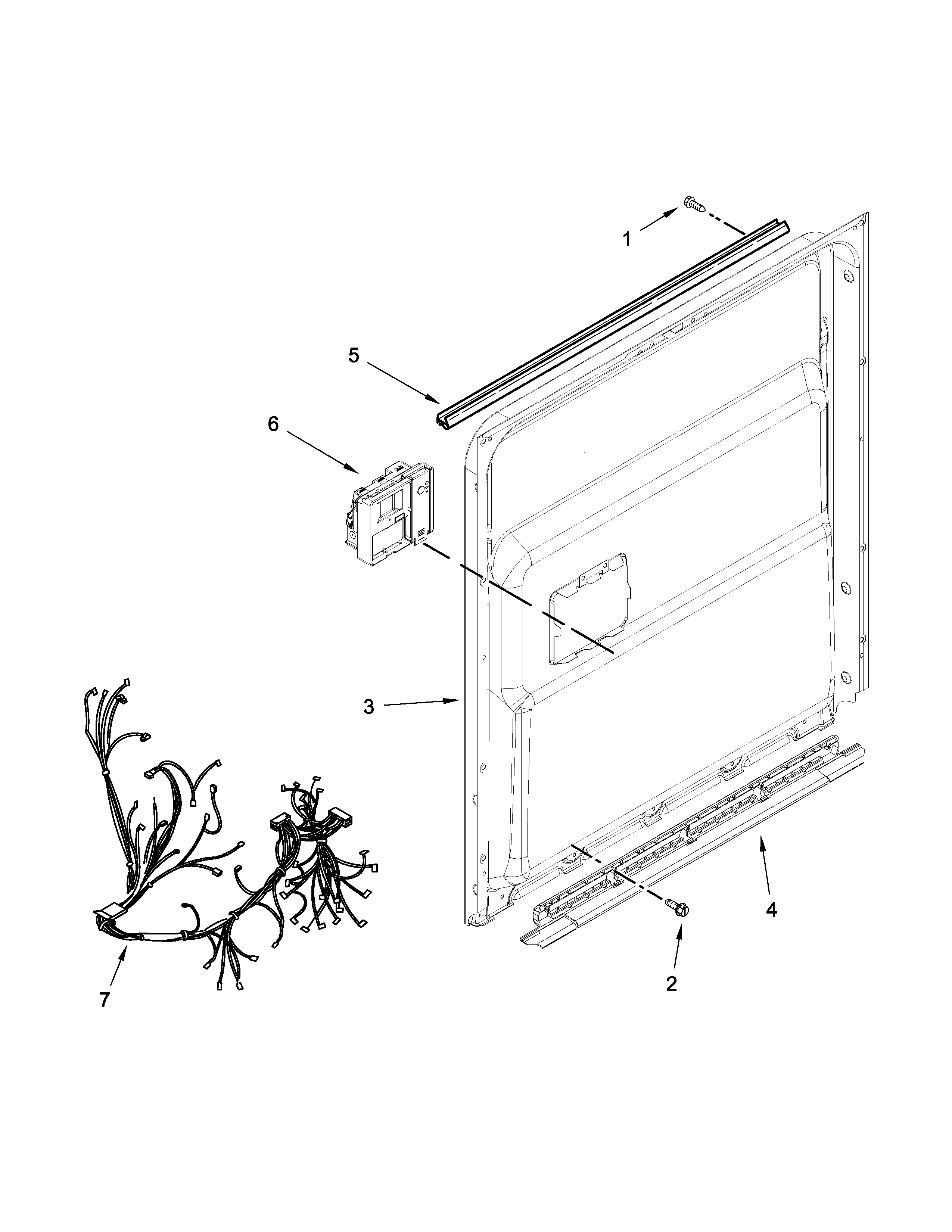 Inner door parts