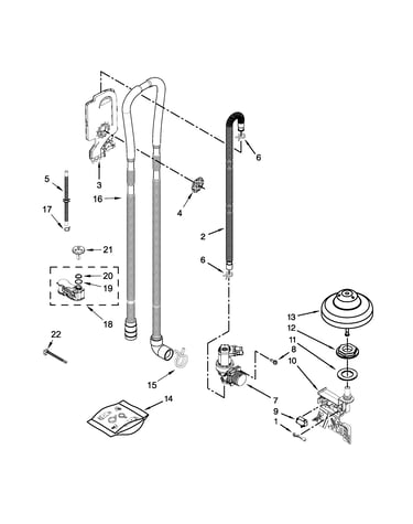Fill, drain and overfill parts