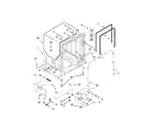 Jenn-Air JDB9800CWP2 tub and frame parts diagram