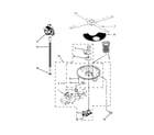 Jenn-Air JDB9800CWP2 pump, washarm and motor parts diagram