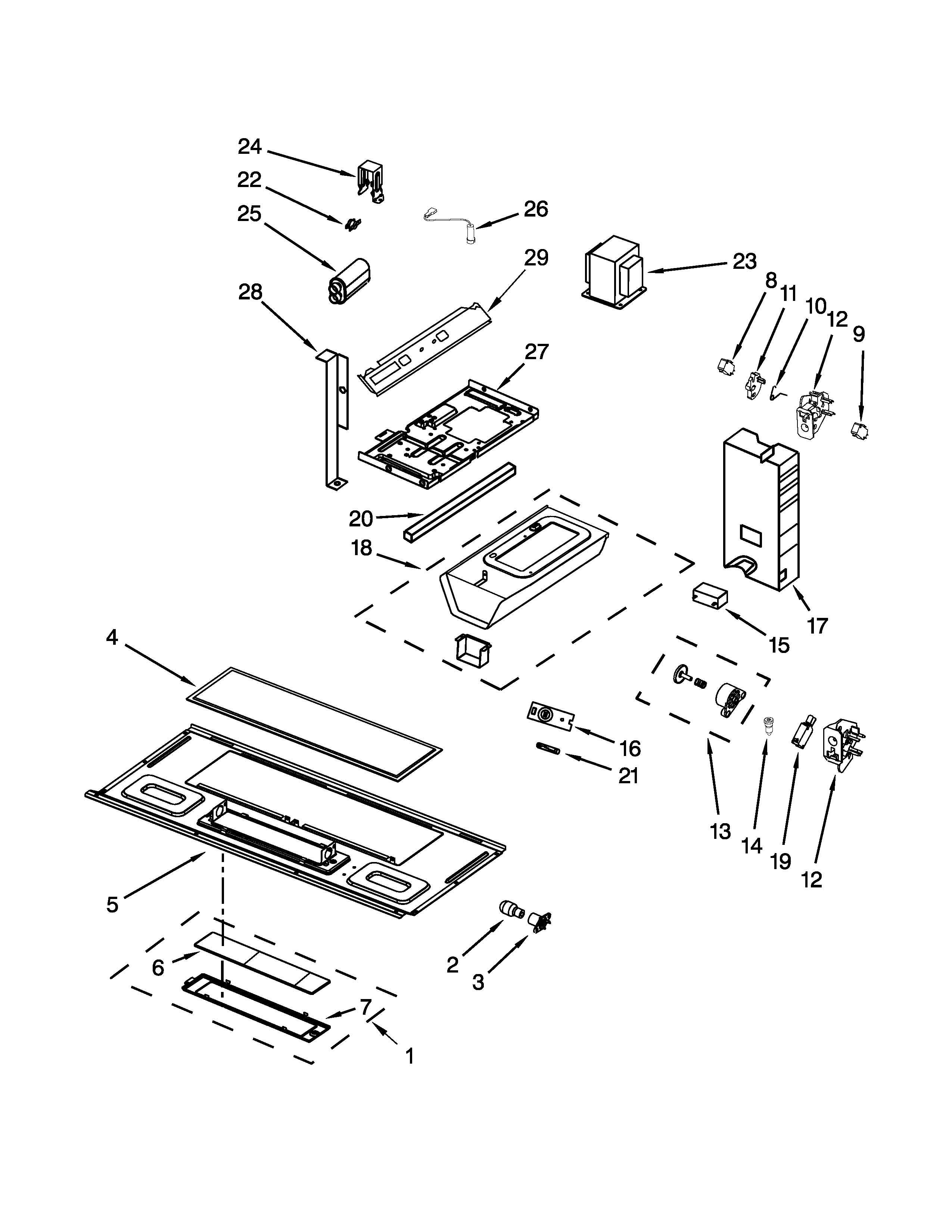 Interior and ventilation parts