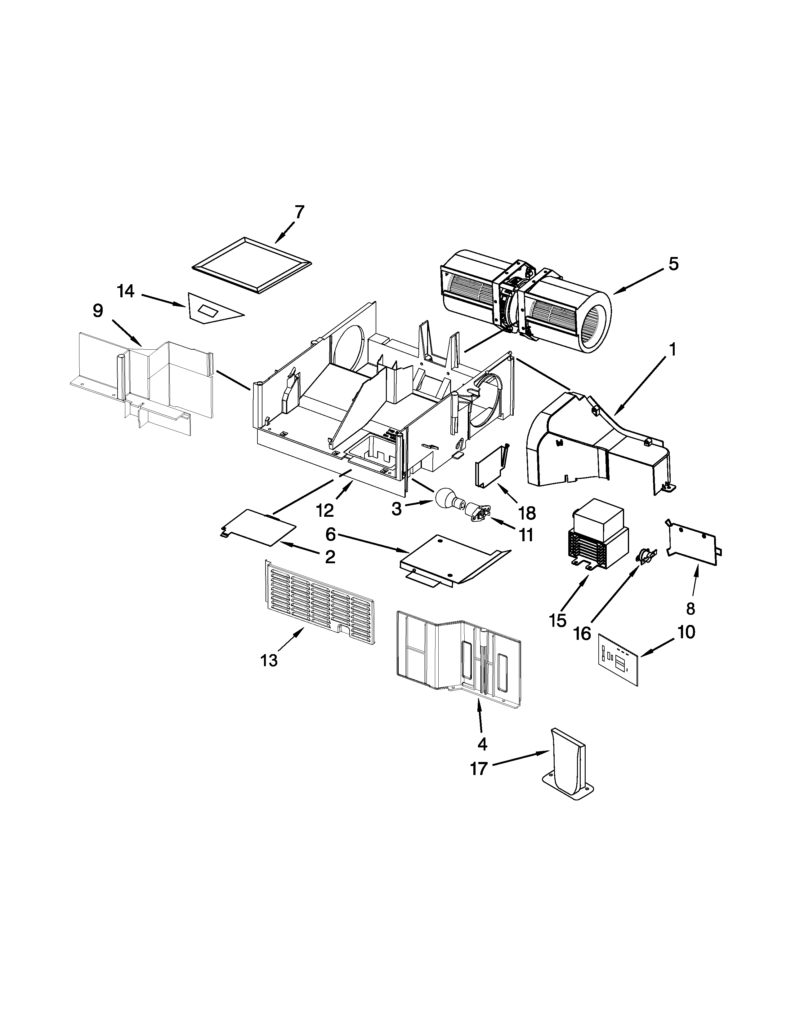 Air flow parts