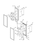 Refrigerator door parts