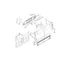 Whirlpool WFG540H0AB1 control panel parts diagram