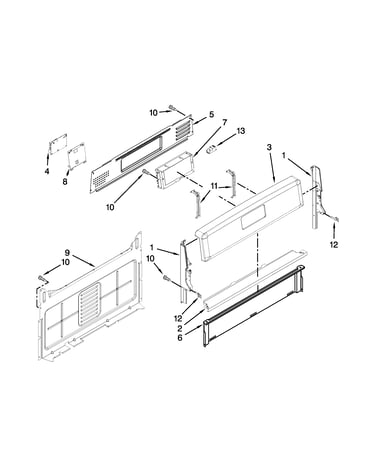 Control panel parts