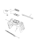 Cabinet and installation parts