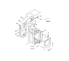 Maytag MHW8100DW0 top and cabinet parts diagram