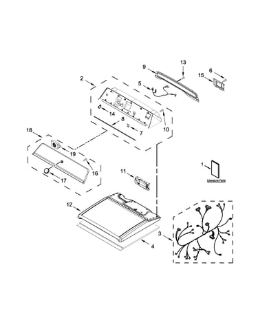 Top and console parts